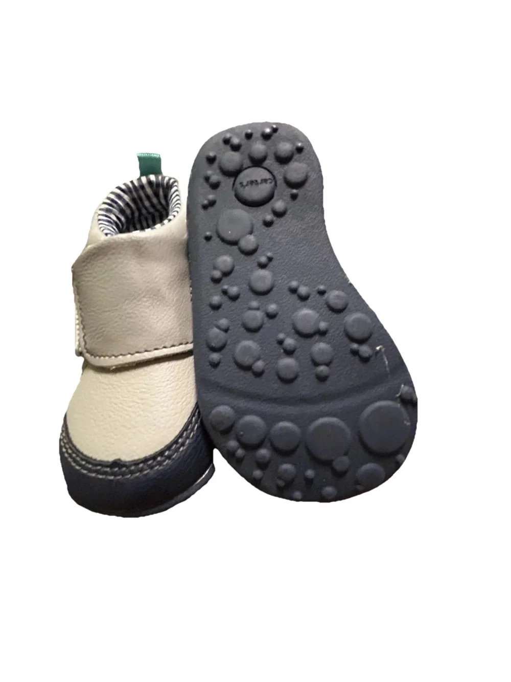 NWT Toddler Carter’s Grey Sneakers Easy On & Off Size 4